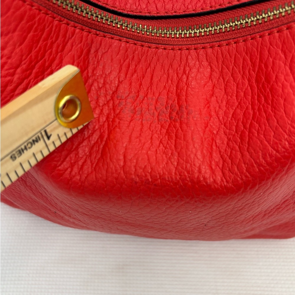 kate spade Bright Red Leather Tassel Hobo Shoulder Bag - Picture 10 of 13